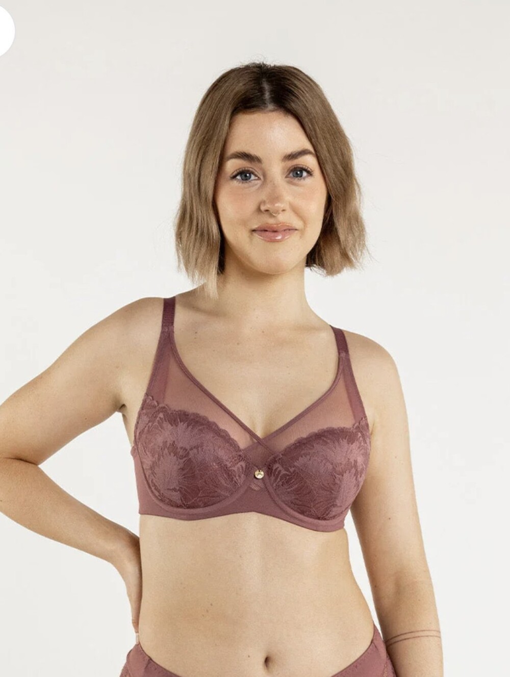 Understance Ivy Smooth Lace Full Coverage Flexwire Bra